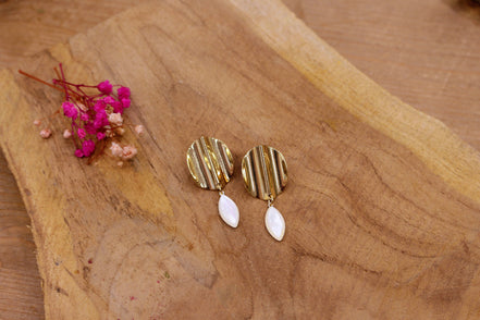 Boucles d'oreilles ECLIPSE AXIS lumière