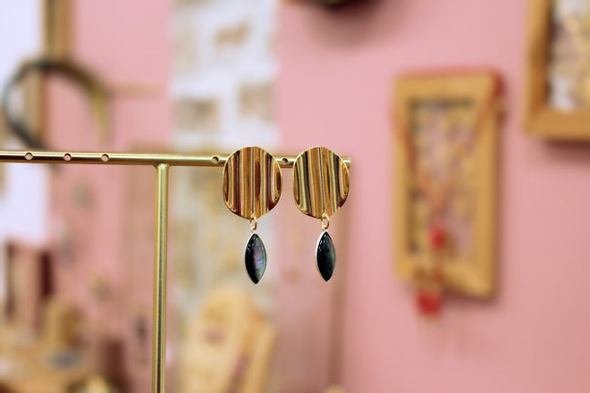 Boucles d'oreilles ECLIPSE AXIS nocturne