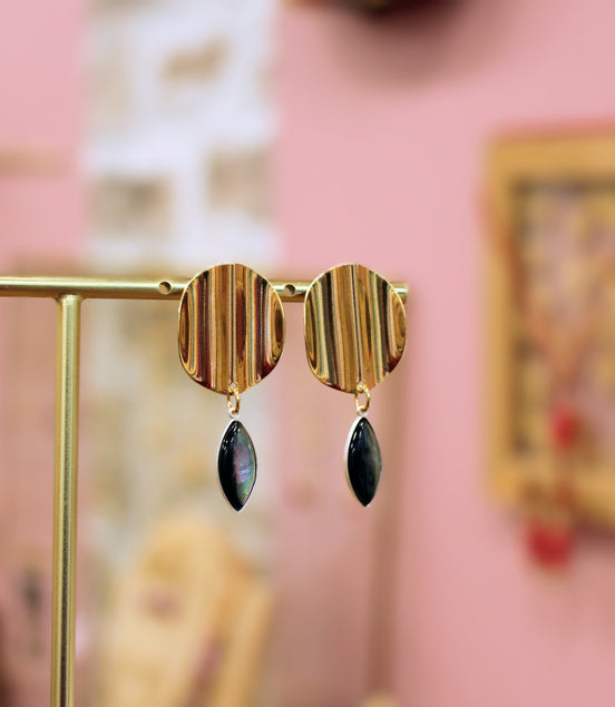Boucles d'oreilles ECLIPSE AXIS nocturne