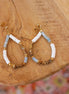 Boucles d'oreilles doré PLAKA - jaspe, amazonite, nacre