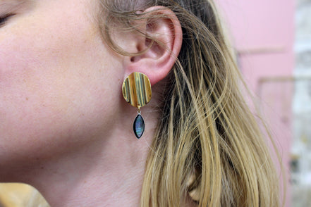 Boucles d'oreilles ECLIPSE AXIS nocturne