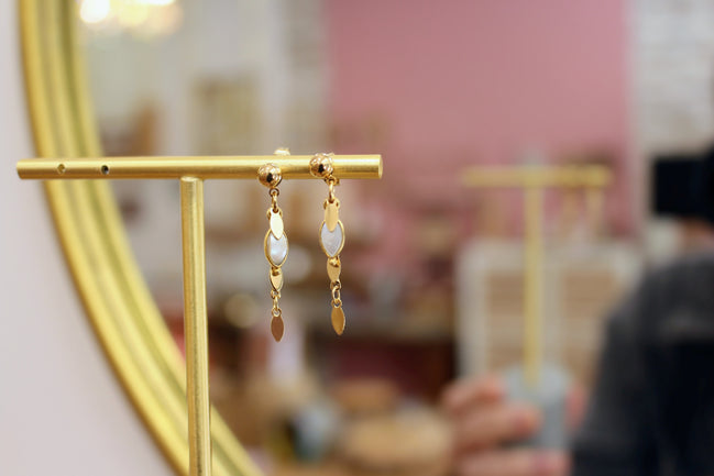 Boucles d'oreilles INDEPENDANTE plusieurs pierres disponibles
