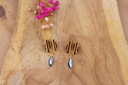 Boucles d'oreilles ECLIPSE AXIS nocturne