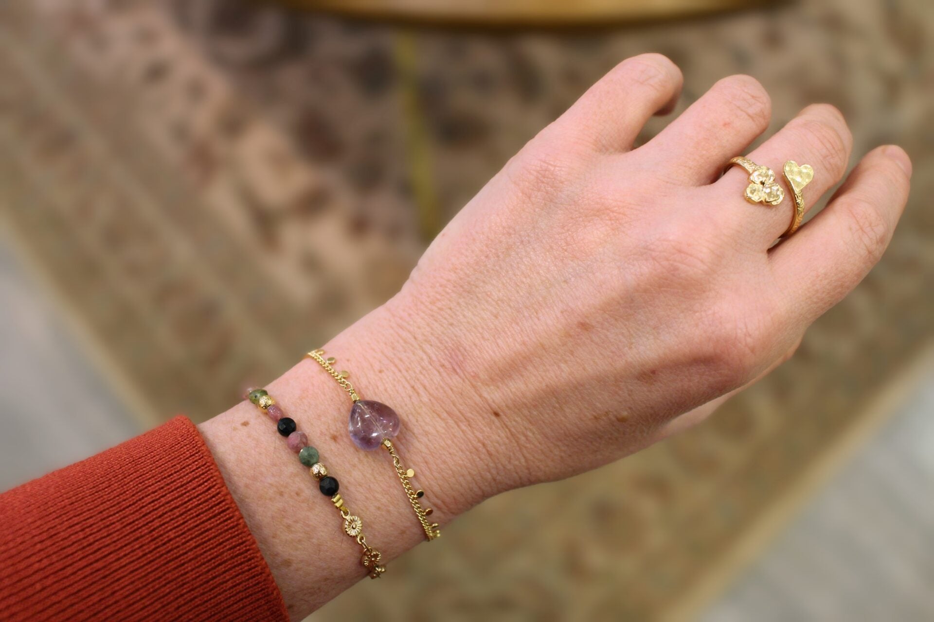 Bracelet INFINI améthyste