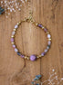 bijou femme bracelet doré femme saphir et tourmaline