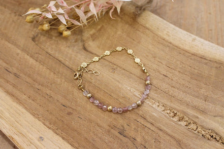 Bracelet MOOD quartz fraise
