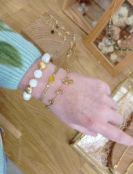 Bracelet NAMASTE pierre de lune