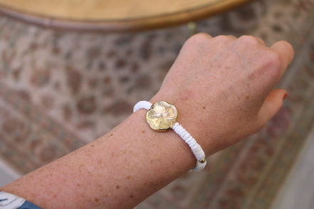 Bracelet ORGANIQUE nacre bénitier