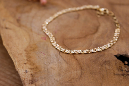 Bracelet doré EMPREINTE FIN