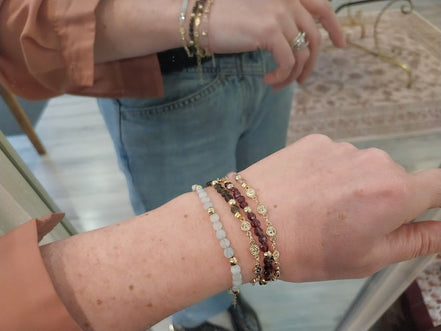 Bracelet MOOD quartz fraise