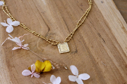 Collier TALISMAN doré