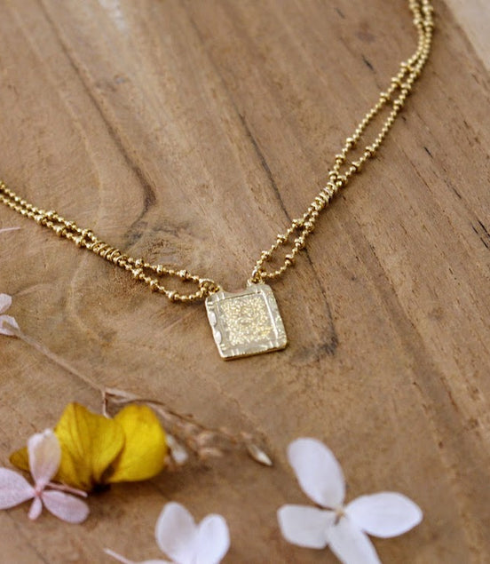 Collier TALISMAN doré