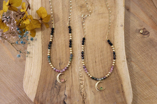 collier créatrice tourmaline