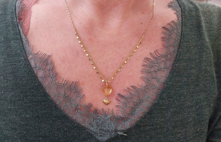 Collier INFINI citrine