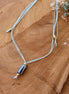 collier fait main pendentif céramique bleu turquoise