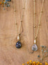 collier femme pendentif goutte phrénite épidote