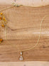 collier femme pendentif goutte pierre naturelle quartz rutile