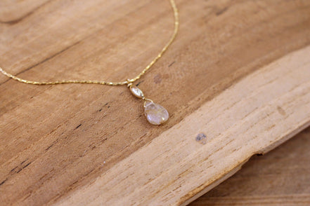 collier SIMPLICITE quartz rutile