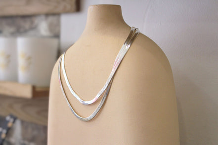 Collier RIVIÈRE argenté