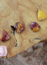 collier long chaine fine pierre jaspe mochaite couleurs automne