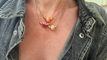 collier BONBON céramique