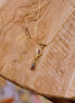 Collier ATHENA doré tourmaline