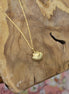 Collier doré CHEMIN ( variation Bola de grossesse existante )