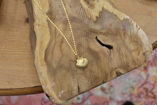 Collier doré CHEMIN ( variation Bola de grossesse existante )