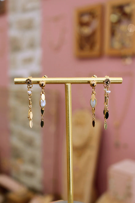 Boucles d'oreilles INDEPENDANTE plusieurs pierres disponibles