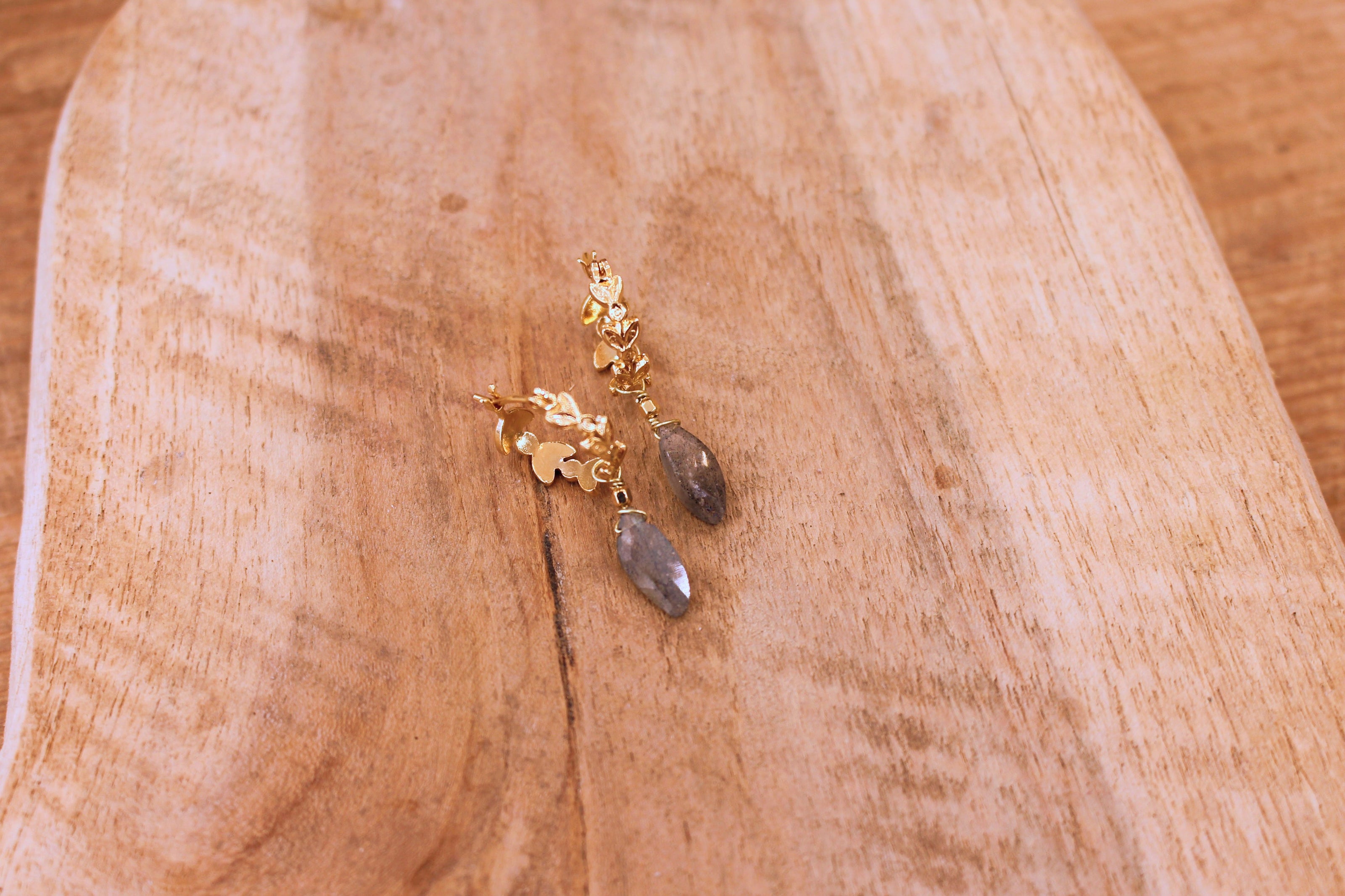 Boucles d'oreilles INSOUCIANCE labradorite