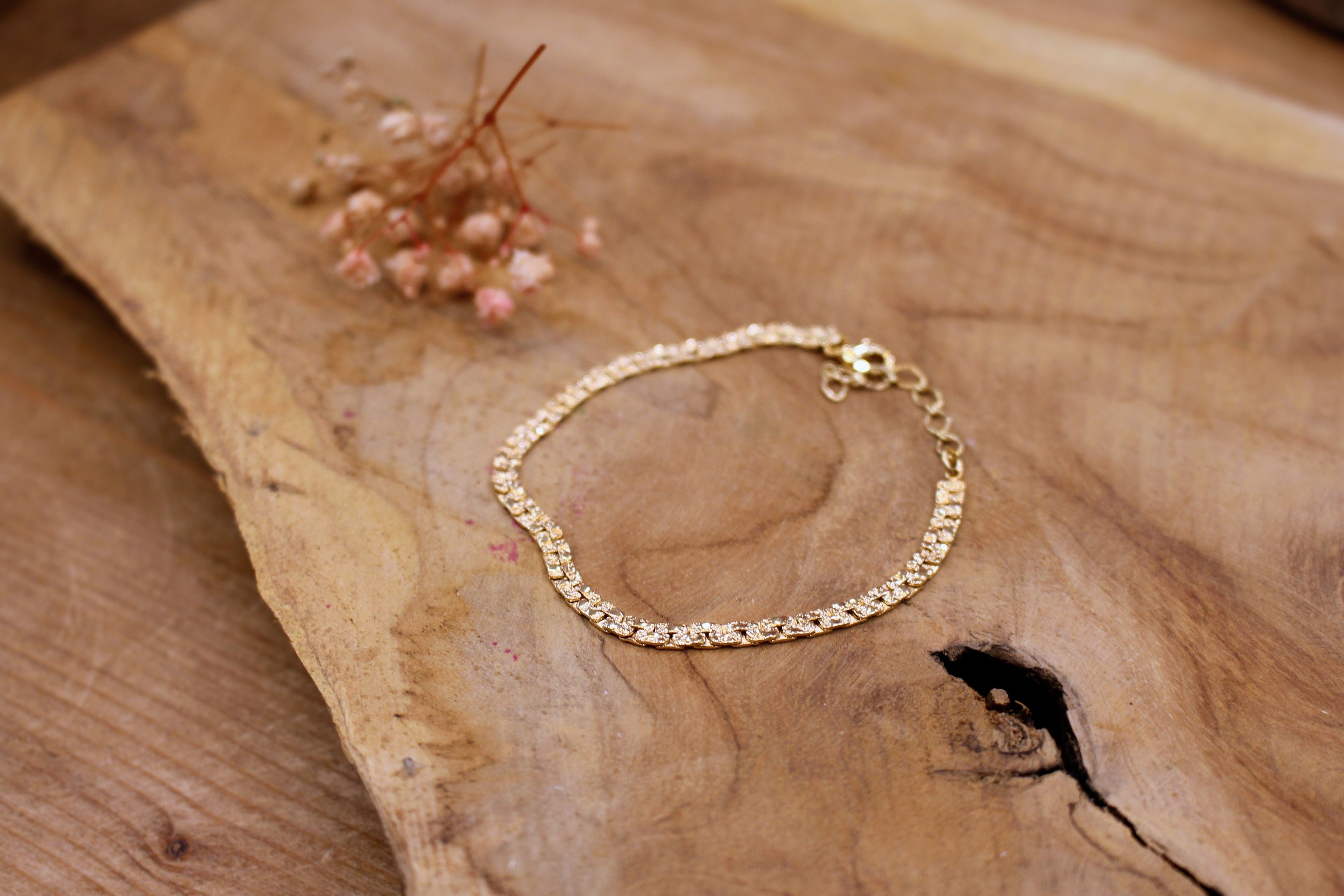 Bracelet doré EMPREINTE FIN