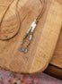 collier long sautoir PLAKA nacre - jaspe - amazonite -aigue marine