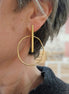 grandes boucles d'oreilles femme anneaux