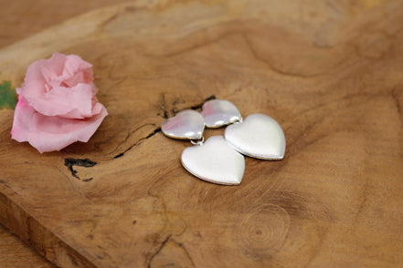 Boucles d'oreilles COUP DE CŒUR argenté