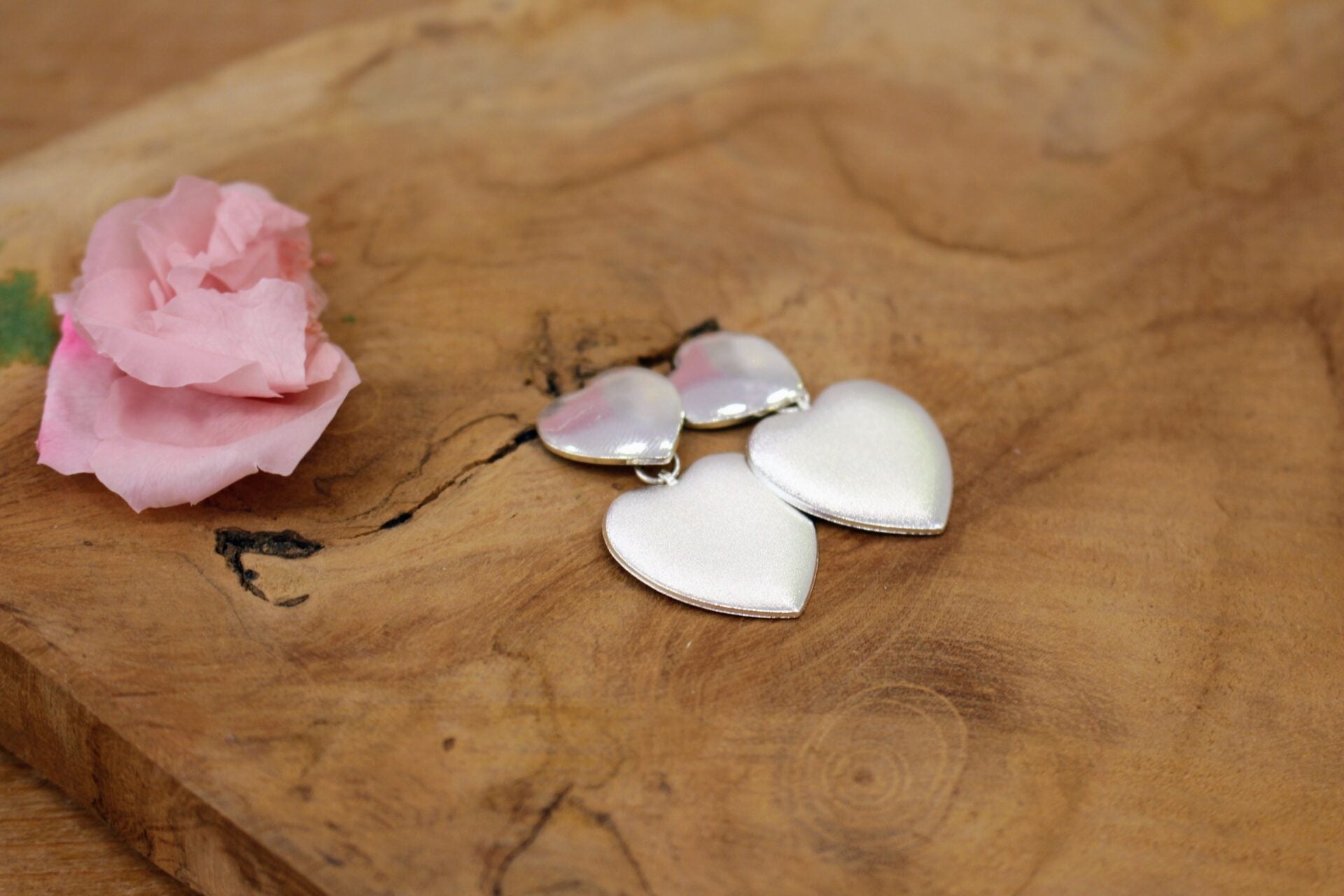 Boucles d'oreilles COUP DE CŒUR argenté