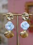 idée cadeau bijou de créateur haute fantaisie boucles d'oreilles longues