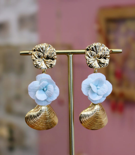 idée cadeau bijou de créateur haute fantaisie boucles d'oreilles longues