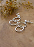 idée cadeau bijou femme argenté boucles d'oreilles