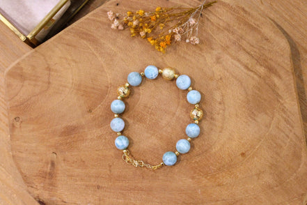 idée cadeau bijou femme doré larimar
