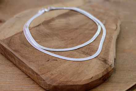 Collier RIVIÈRE argenté