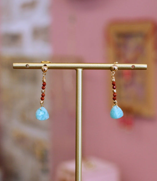 idée cadeau boucles d'oreilles fines inspirées du voyage