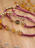 bracelet réglable pierre naturelle tourmaline multicolore