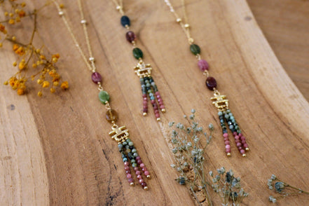 Collier MAYA tourmaline