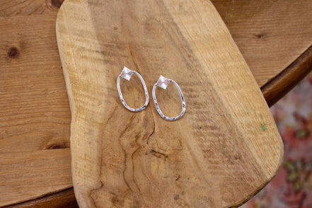 Boucles d'oreilles STRATA doré ou argenté