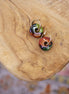 Boucles d'oreilles créoles SHIFT ORIGINELLE terre fauve