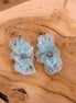 Boucles d'oreilles FLORÆ Bleu lagune