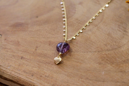 Collier INFINI améthyste