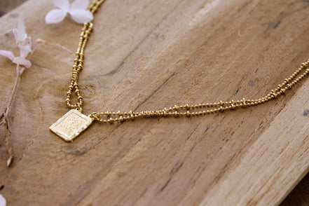 Collier TALISMAN doré