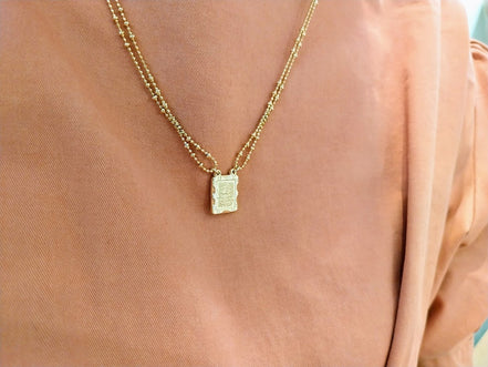 Collier TALISMAN doré