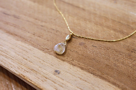 collier SIMPLICITE quartz rutile
